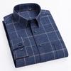 100% Cotton Plaid Shirts for Business Men Long Sleeve Quality Autumn Spring Male Casual