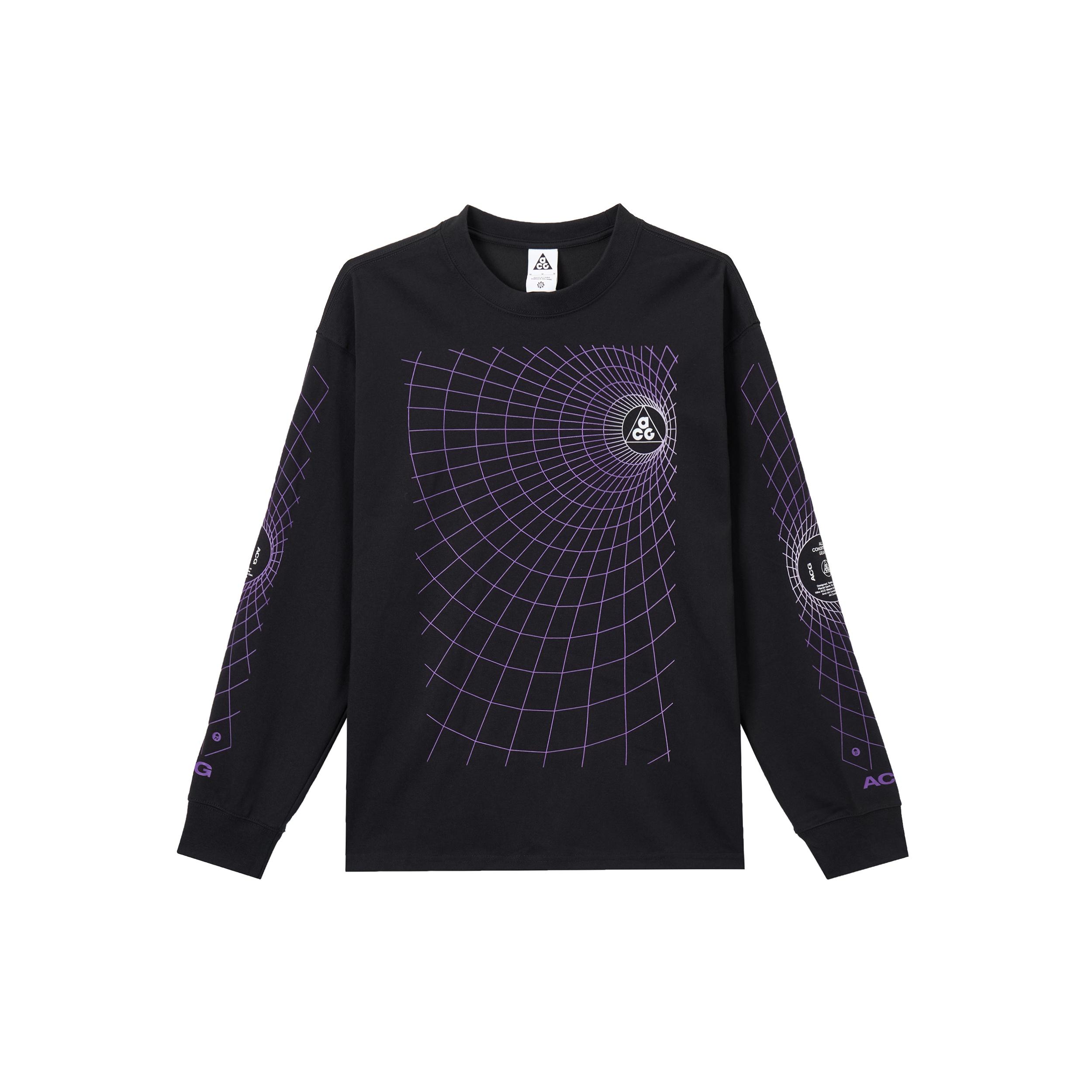 Nike ACG  Manhole  Long Sleeve T-Shirt  Black  Men s FJ1134-010 M