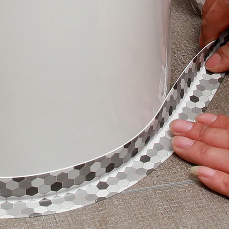 Kuchyňka Sporák Koupelna Toaleta Toaleta Rohový Umyvadlo Povrch Vodotěsná plíseň Samolepící Krásná ševová páska Těsnící páska