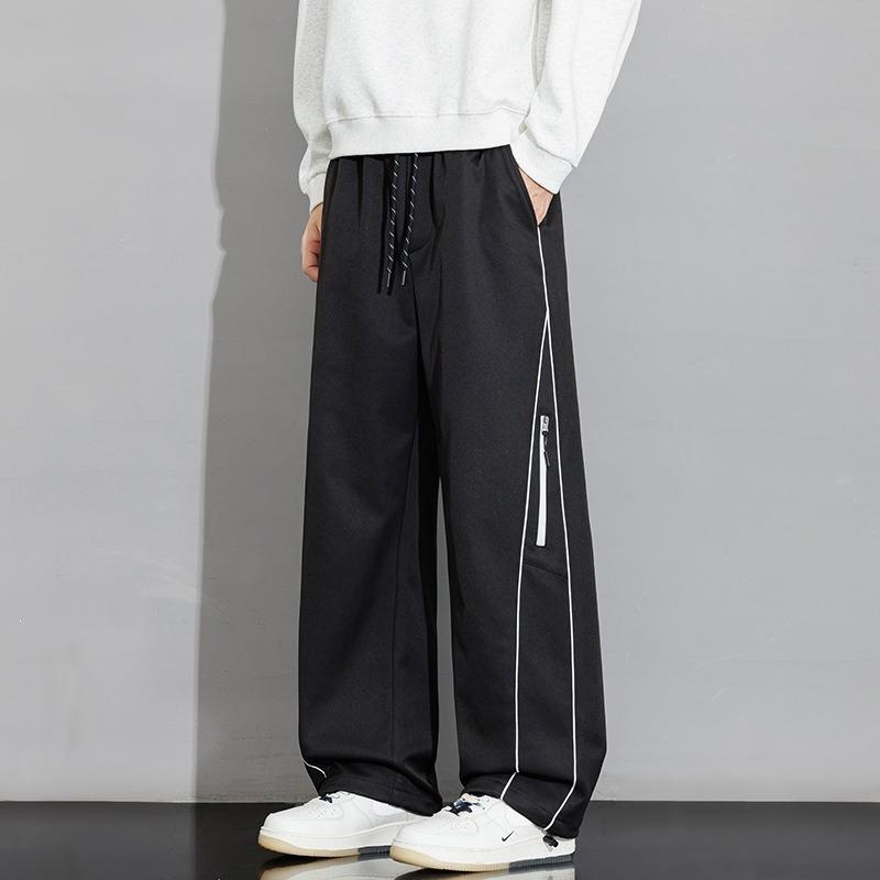 Men S Casual Loose Wide Leg Pants American Style Fashionable