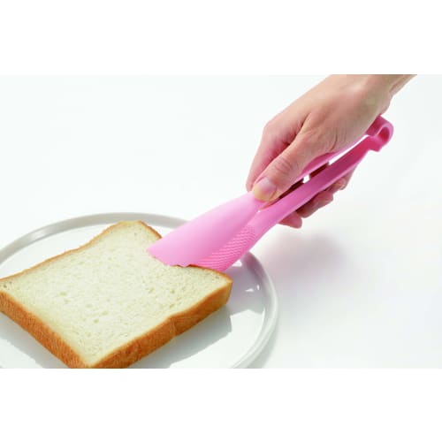 Endo Shoji Magische Servierzange, Schwarz, 16cm, Material: Polypropylenharz, doppelt geprägt, hergestellt in Japan (Tsubame-Sanjo)