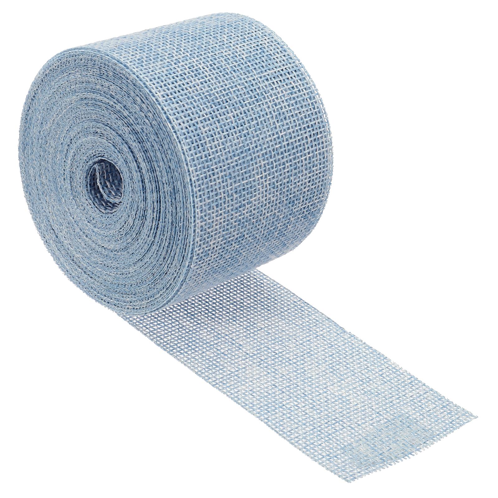 

11 ярдов мешковины лента джут рукоделие рулон обертывание для вечеринки дома DIY обертывание украшение 2 дюйма шириной 2 Inch светло-синий