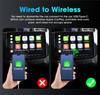 Cutie AI Carplay cu Fir la Wireless 2 în 1 Adaptor Android Auto Dongle USB Plug & Play Pentru 98% Mașini OEM Carplay cu Fir Android Auto
