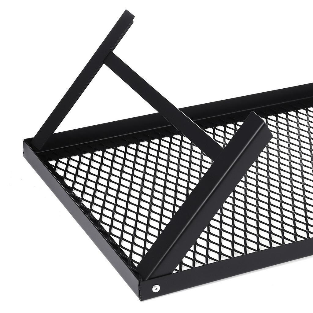 Portable Foldable Table Foldable Steel Outdoor Steel BBQ Grill Folding Campfire Grill Grate For Cooking Rack Camping Barbecue Accessories Camping