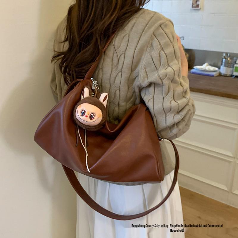 

Women s 2025 High-End PU Tote & Commuter Crossbody Bag Without Pendant