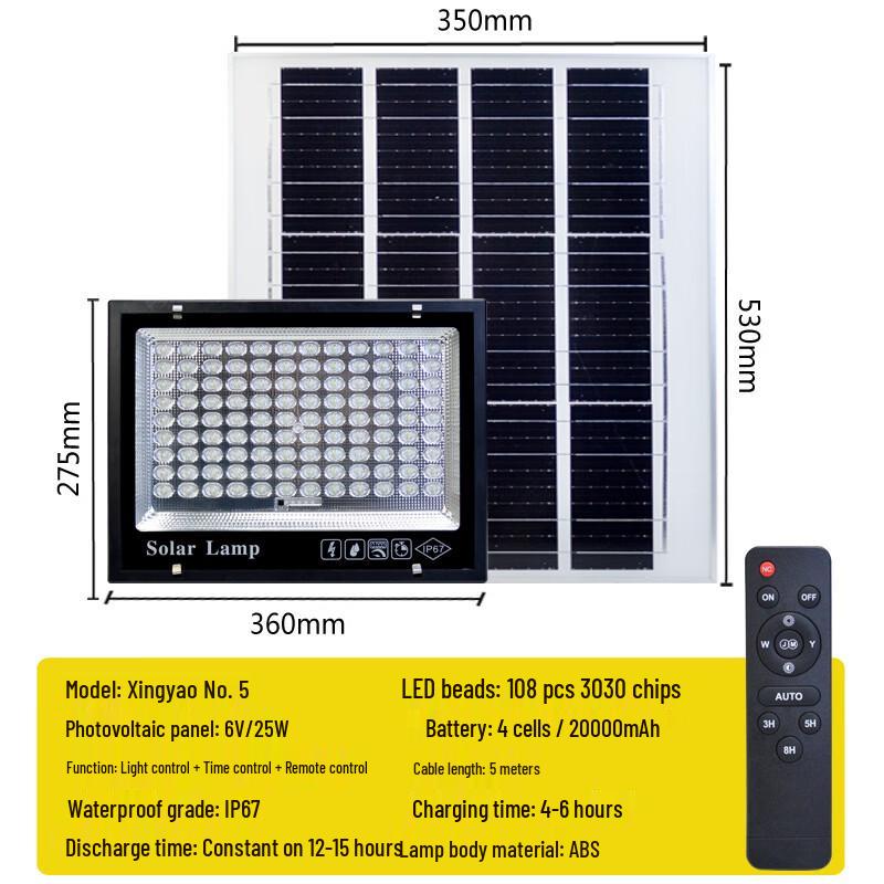 Садовый светильник Nu Feng Solar Starlight 500 Вт для улицы