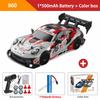 4WD RC Car With LED Remote Control Cars High Speed Fast Drift Racing 2.4G Radio RTR Vehicle GTRPRO Model Toy Kids Children Gift