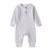Automne nouveau-né bébé garçons filles barboteuse combishort salopette coton à manches longues bébé combinaison nouveau-né vêtements