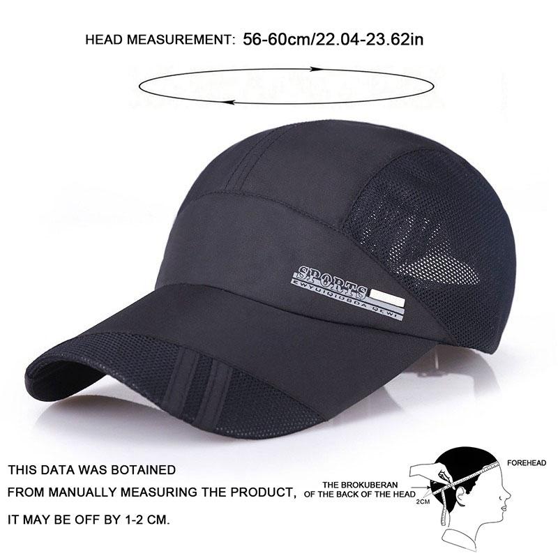 Fashion Decoration Breathable Baseball Cap Outdoor Unisex Mesh Fishing Hat Leisure Travel Sunscreen Hats Golf Caps