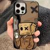 Cartoon box man design mobile phone case suitable for iPhone 17 16 15 14 13 12 11 Pro/ Max /Plus anti-fall and shockproof