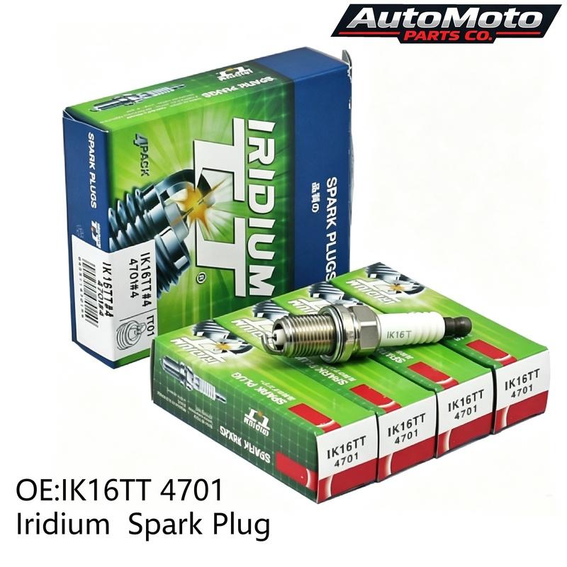 IK16TT 4701 Iridium TT Spark Plug M14x1.25 Engine Ignition Plug Fit Multi Car Models Honda Toyota Nissan