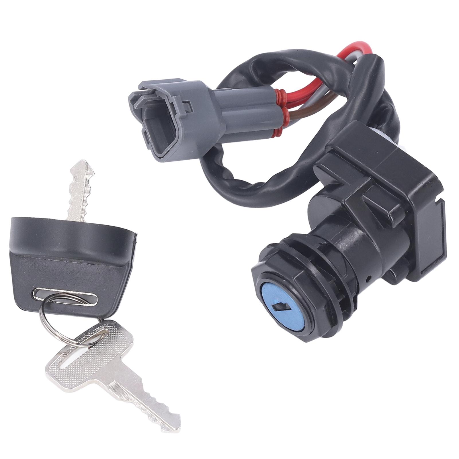 

Выключатель зажигания с 2 ключами Металлический сплав 0430036 Замена для Arctic Cat ATV 650 4X4 V2