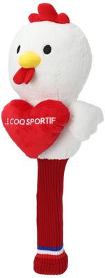 Coq Driver Character Plush Toy Compatible with 460cc Golf QQCXJG00 WH00 [Le Sportif] Women's (White)