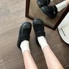 [Yushilai] Retro thick-soled Velcro single shoes for women's 2025 autumn new Mori casual versatile loafers