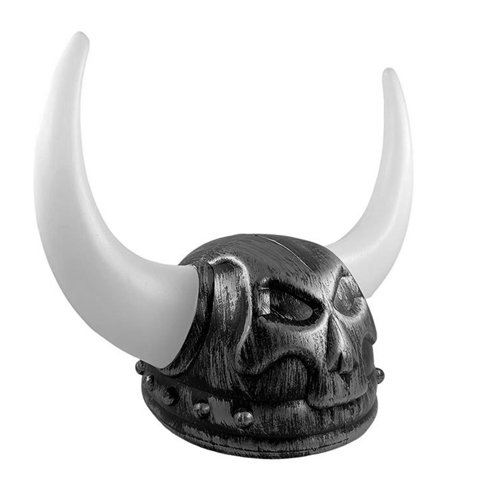 Medieval Vikinges Age Horned Vikinges Helmets Berserker Soldier Warrrior Costume Hat Sallet Toy Halloween Cosplay LARP 1
