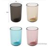 Couple Solid Color Transparent Mouthwash Cup Large Capacity Nordic Style Toothbrush Cup Transparent Mouthwash Plastic Cup
