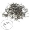 500PCS 0.6mm Wave For Welder Plastic Repair Standard Pre Cut Wave Staples Welding Bumper Car Bumper Repair