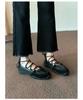 Rindslederversion~ Neue Ballerina-Sneaker Damen Schnür-Freizeitschuhe vielseitig Mary Jane Damenschuhe flache Einzelschuhe