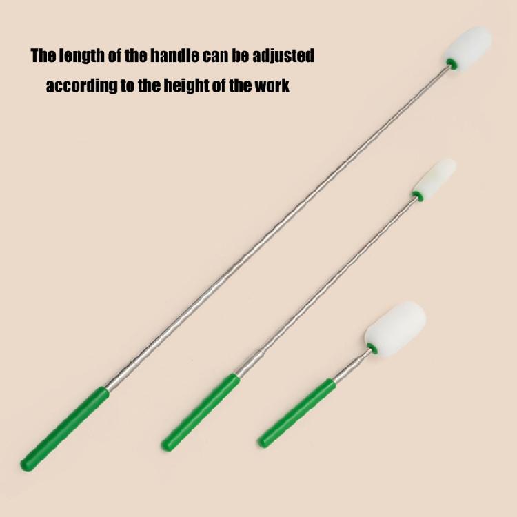 Pottery Tool Telescoping Sponge Stick Removing Excess Water From Tall & Narrow Ceramic Sculpting Molding Tool
