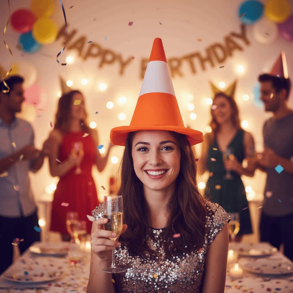 All Age Party Headgear Foldable Halloween Costume Funny Hat Carnival Stage Hat Masquerade Party