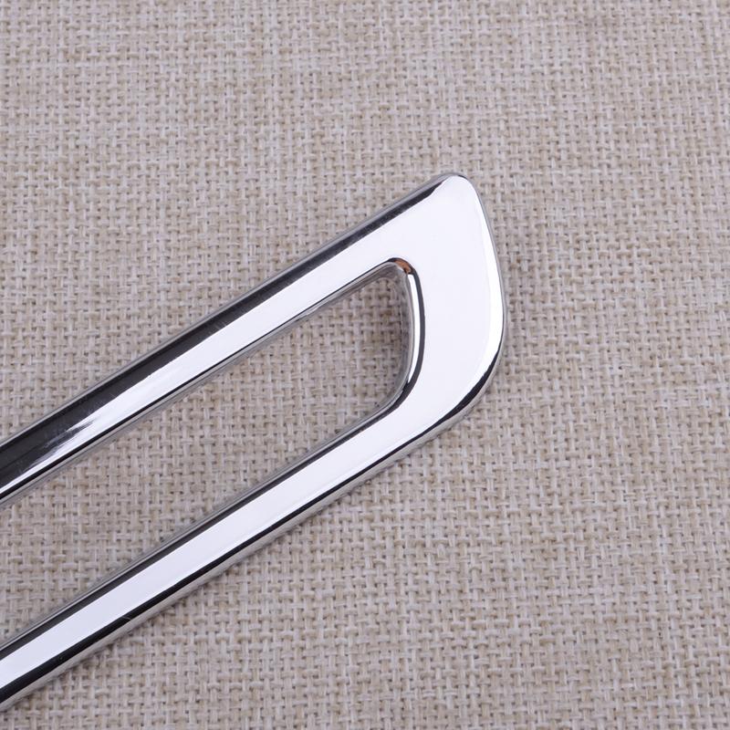 1 Pair Car Rear Fog Light Lamp Cover Trim Bezel Fit for Honda CRV -2024 Chrome Style