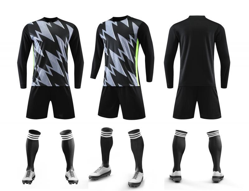 Football Suit, Professional Game Training Jersey, Jersey, Long-Sleeved Sportswear, Quick-Drying Football Suit.