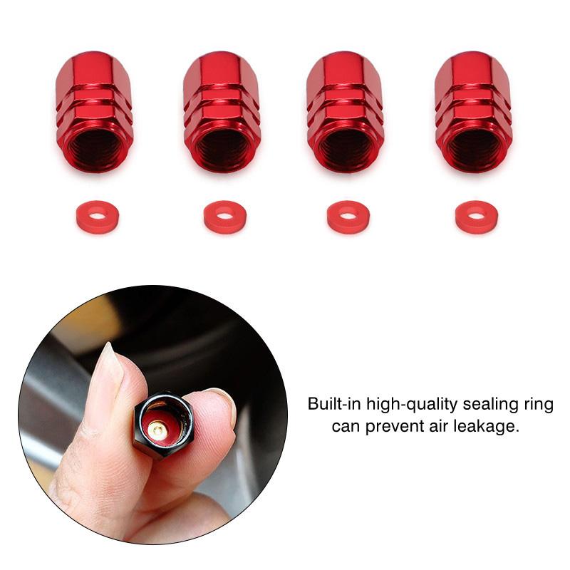 Cup Holders 4Pcs Alloy Car Tire Valve Cover Auto Wheel Valves Stem Cap For Jeep Grand Cherokee Wrangler JK Gladiator Compass Ren