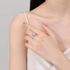Unzip The Rotating Ring Female Rotating Sunflower Diamond Opening Adjustable Ring Ring