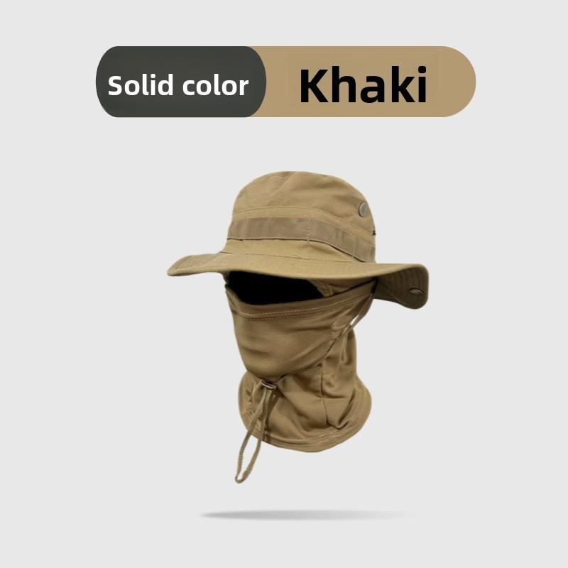 Cappello Mimetico a Tesa Larga Con Protezione Solare Per Escursionismo e Pesca all'Aperto
