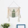 Bohemian Macrames Wall Hangings Woven Tapestrys Cotton Handmade Bohemian with Tassels Craft Ornament