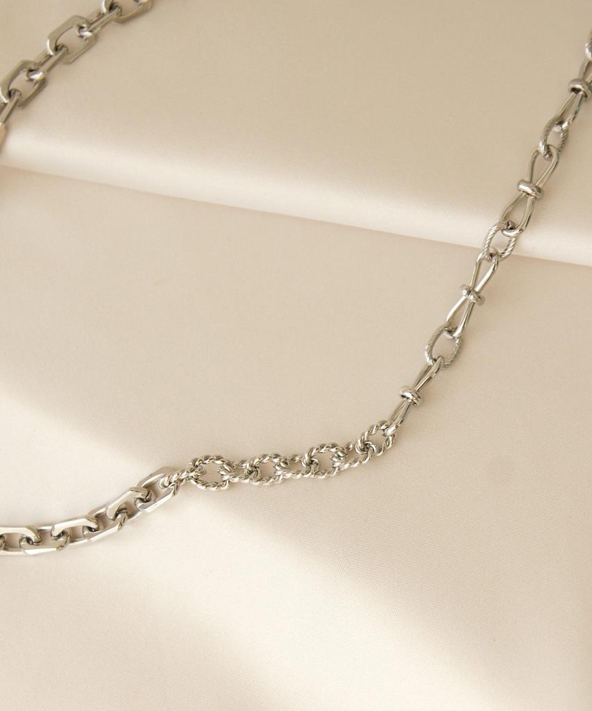 Treaju Object Mixed Chain Necklace
