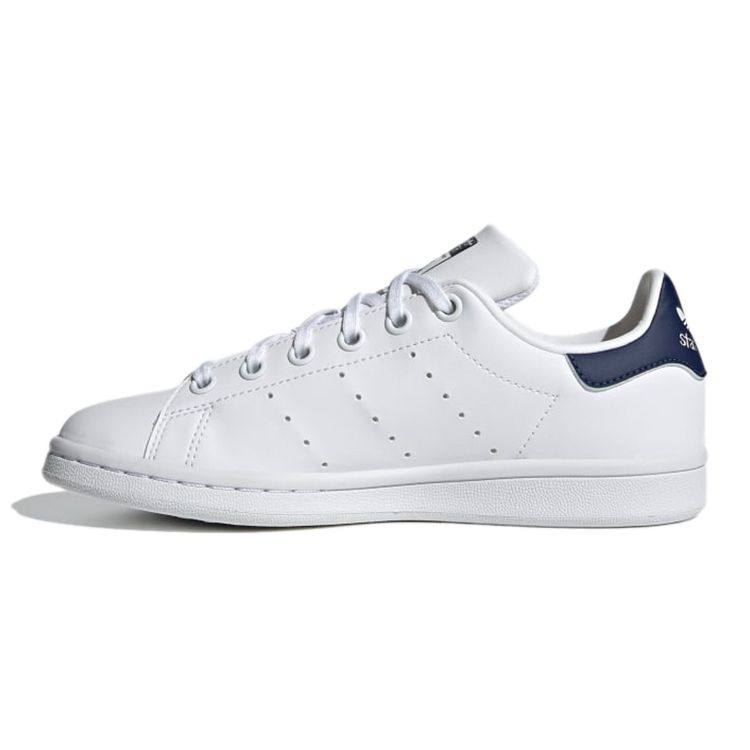 

Adidas Stan Smith J White Dark Blue Детские кроссовки Cloud-White H68621