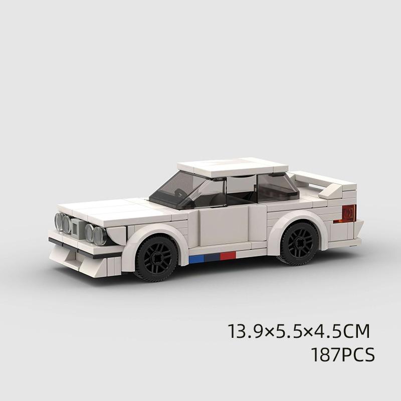 Creative Building Block Toys Return To The Future Skyline, Film And Television Peripherals, DIY Puzzle Building, Model Cars