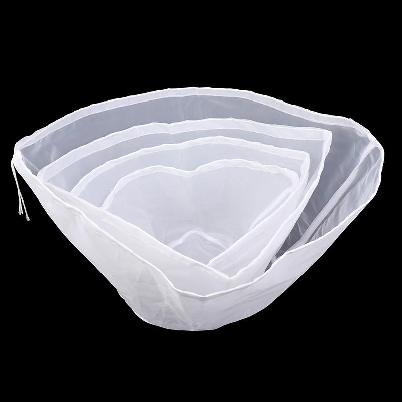 Soybean Filter Net Bag Nylon Liquid Filter Net Milk Coffee Filter Net Bag Reusable Fine Mesh Squeeze Strainer Bag Kitchen Tool