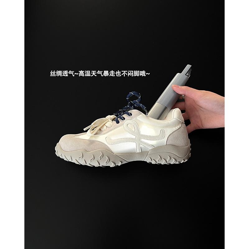 Luojia klassische innere Erhöhung moralische Trainingsschuhe Forrest Gump Schuhe Damen 2025 Sommer neu atmungsaktiv vielseitig Sport- und Freizeitschuhe