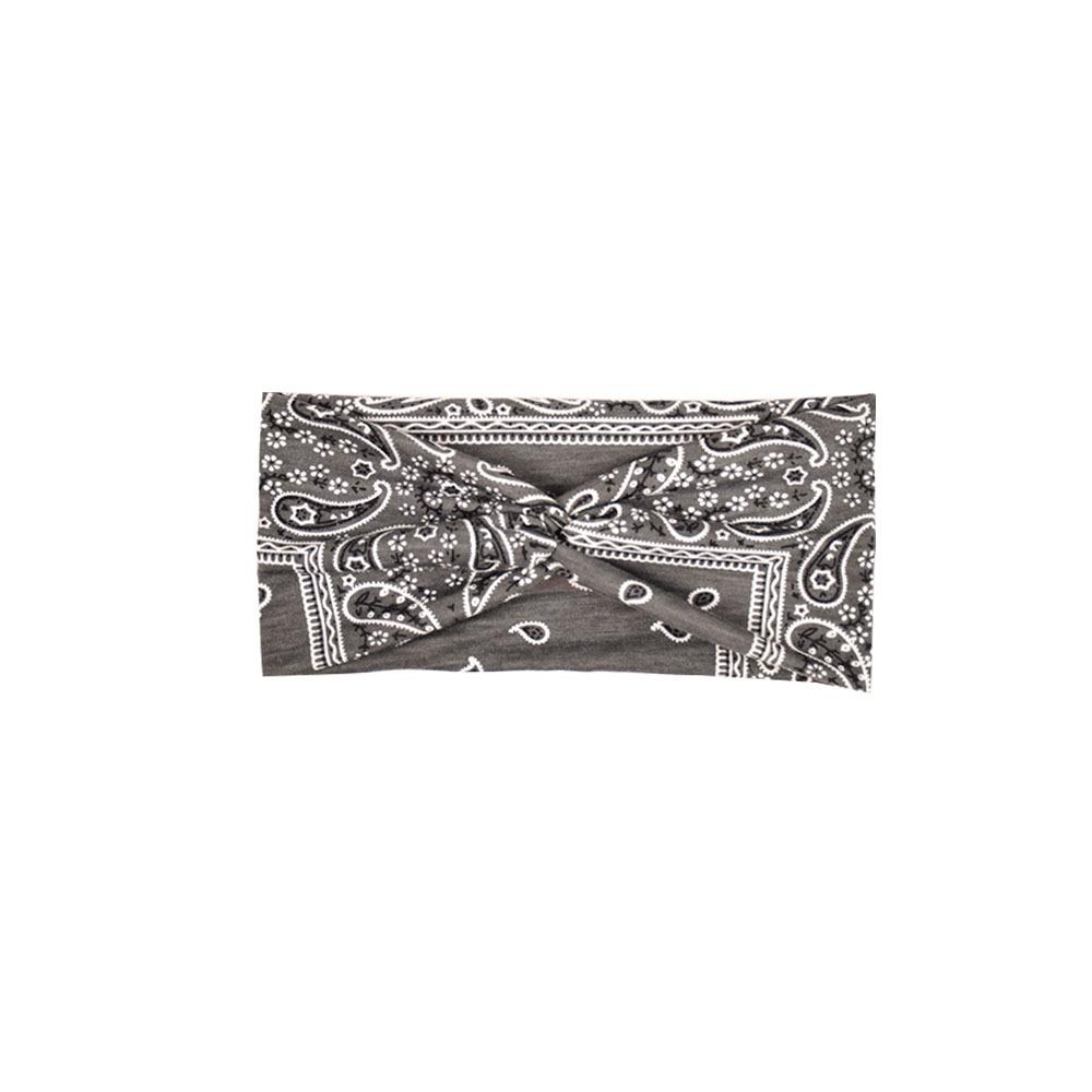 Printed Headband Sports Running Bohemian Face Wash Makeup Hair Cross Wide-brimmed Headband for Women