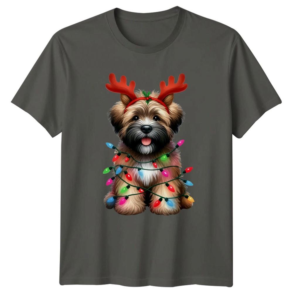 Christmas Dog Holiday Festive Unisexs TShirt Unisexs Tee Graphic Unisex Top