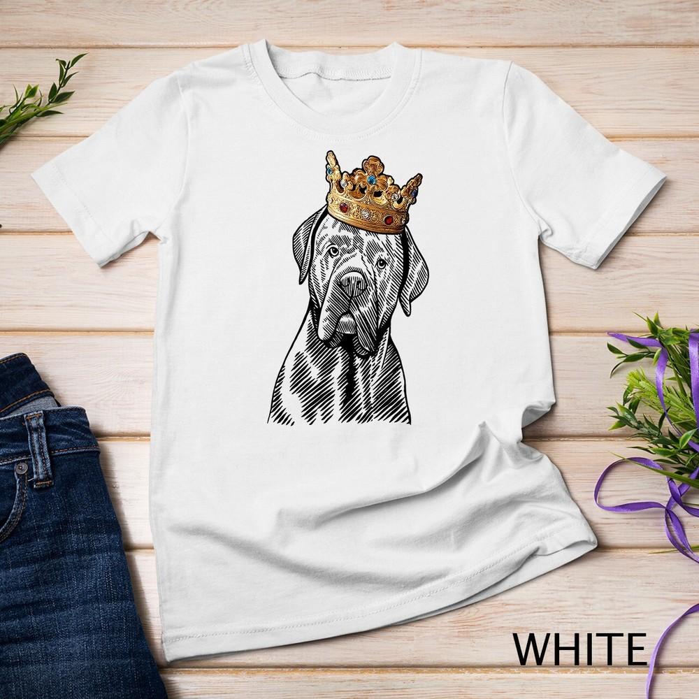 Unisexové tričko s psem Cane Corso s korunou