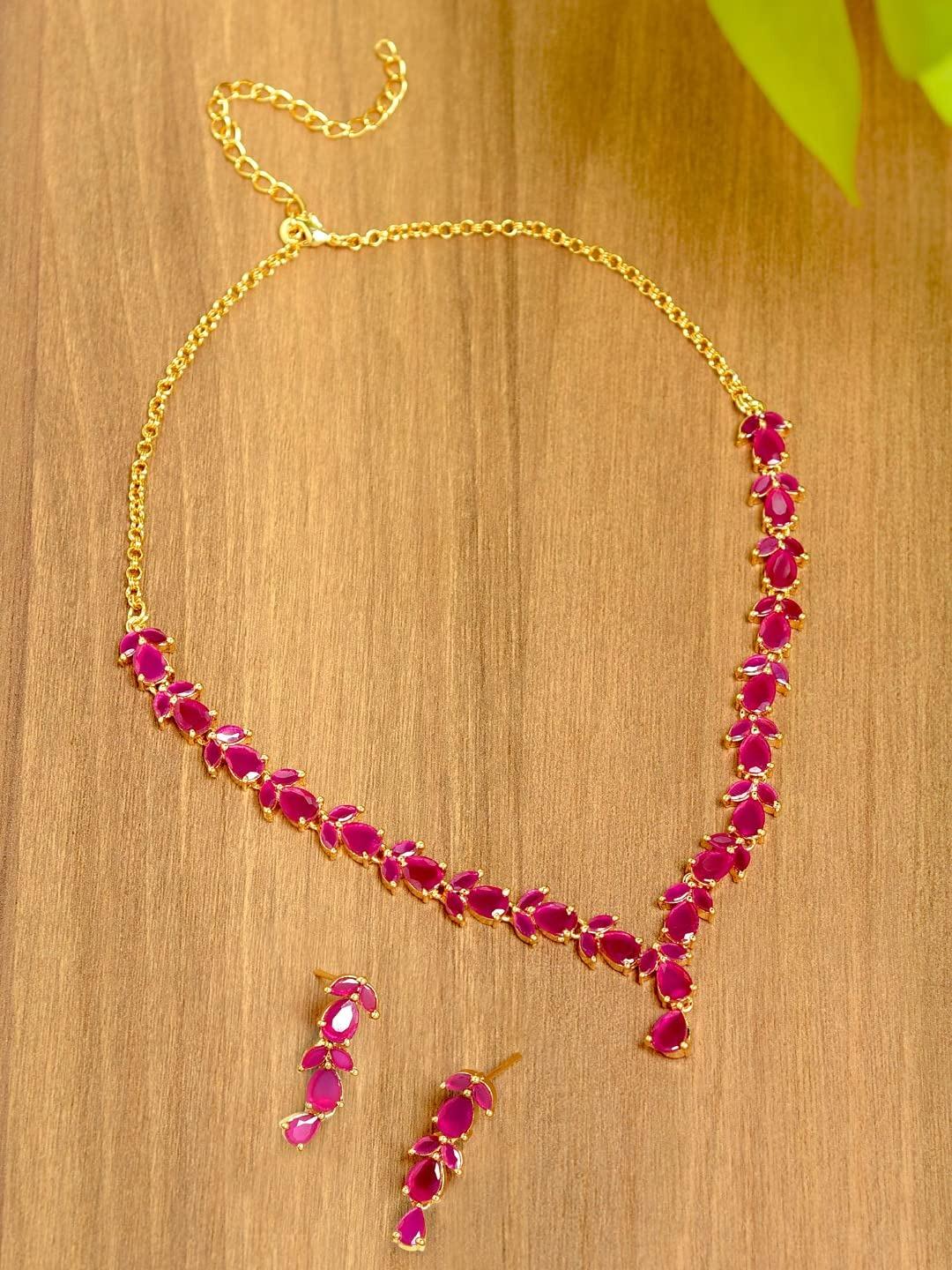 

Индийский дизайнерский праздничный набор ожерелья для женщин Onesize