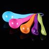 5Pcs Measuring Spoon Set Clear Scale Reusable Ring Buckle Plastic Coffee Measuring Spoon Kitchen Supplies