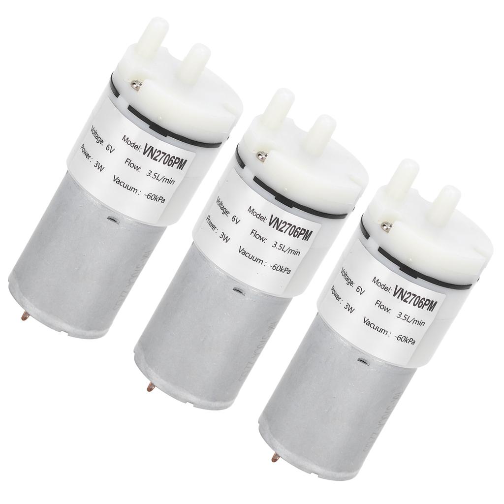 3 Stück Mikro-Wasserpumpe Mini Tauchmotor Aquarium Luftzubehör DC6V VN2706PM