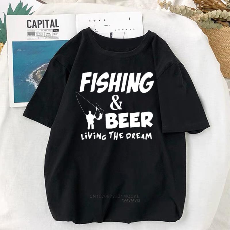 Funny Streetwear Tees This Guy Needs A Beer Printed Thumb Graphic Tshirt Slogan Fisherman Gift T Shirt Hipster Short Sleeve