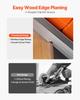 Electric Hand Planer, 82 mm Cut Width, 650W 16800 RPM Corded Power Handheld Planer for Wood, with Adjustable Cut Depth, 2 Blades, for Woodworking Wood