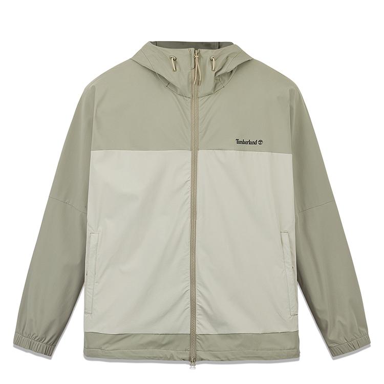 Timberland Outdoor Casual Water-Resistant Loose Fit Waterproof Sun-Proof Jacket Men Jackets Sand A416FCY2