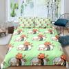 Japanese Sushi Duvet Cover King Size Microfiber Cute Cartoon Food Theme Bedding Set Quilt Cover