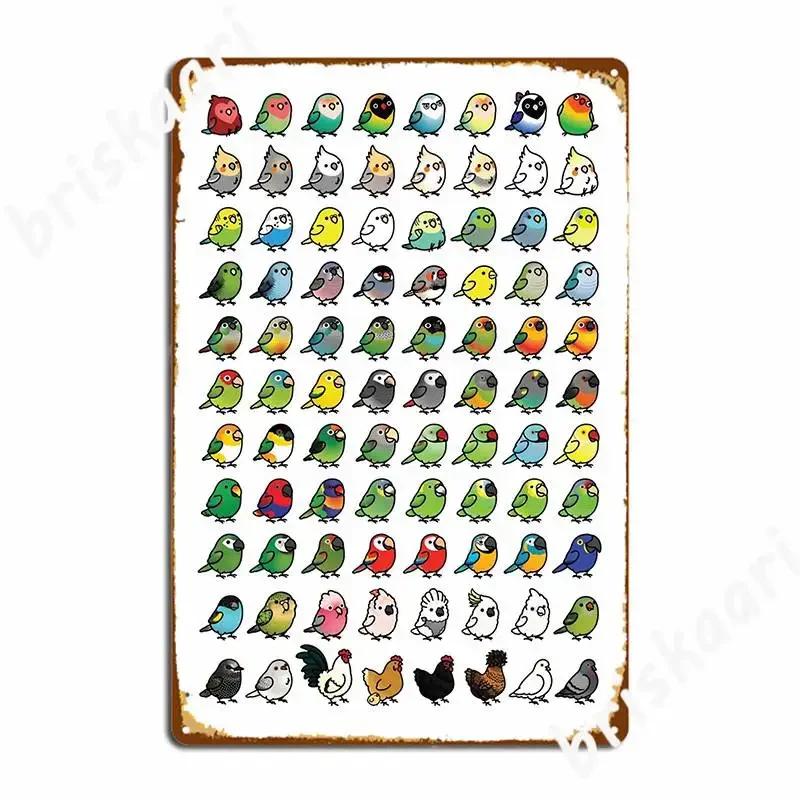 The Chubby Bird Collection Metal Signs Designer Wall Cave Designing Wall Pub Home Tin Sign Poster 20X30CM