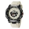 SMAEL Waterproof Male Clock Digital LED Display Quartz Analog Stopwatch Fashion Clock Men Watch Sport Watches 8058