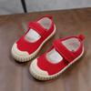 New Spring Non-leather Casual Shoes for Girls Flat Heel Children Canvas Shoes Toddler Girl Sneaker School Footwear H02231