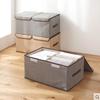 Thicken Storage Boxes Foldable Clothes Box High-quality Cotton and Linen Storage Box with Lid Washable Cloth Storage Boxes