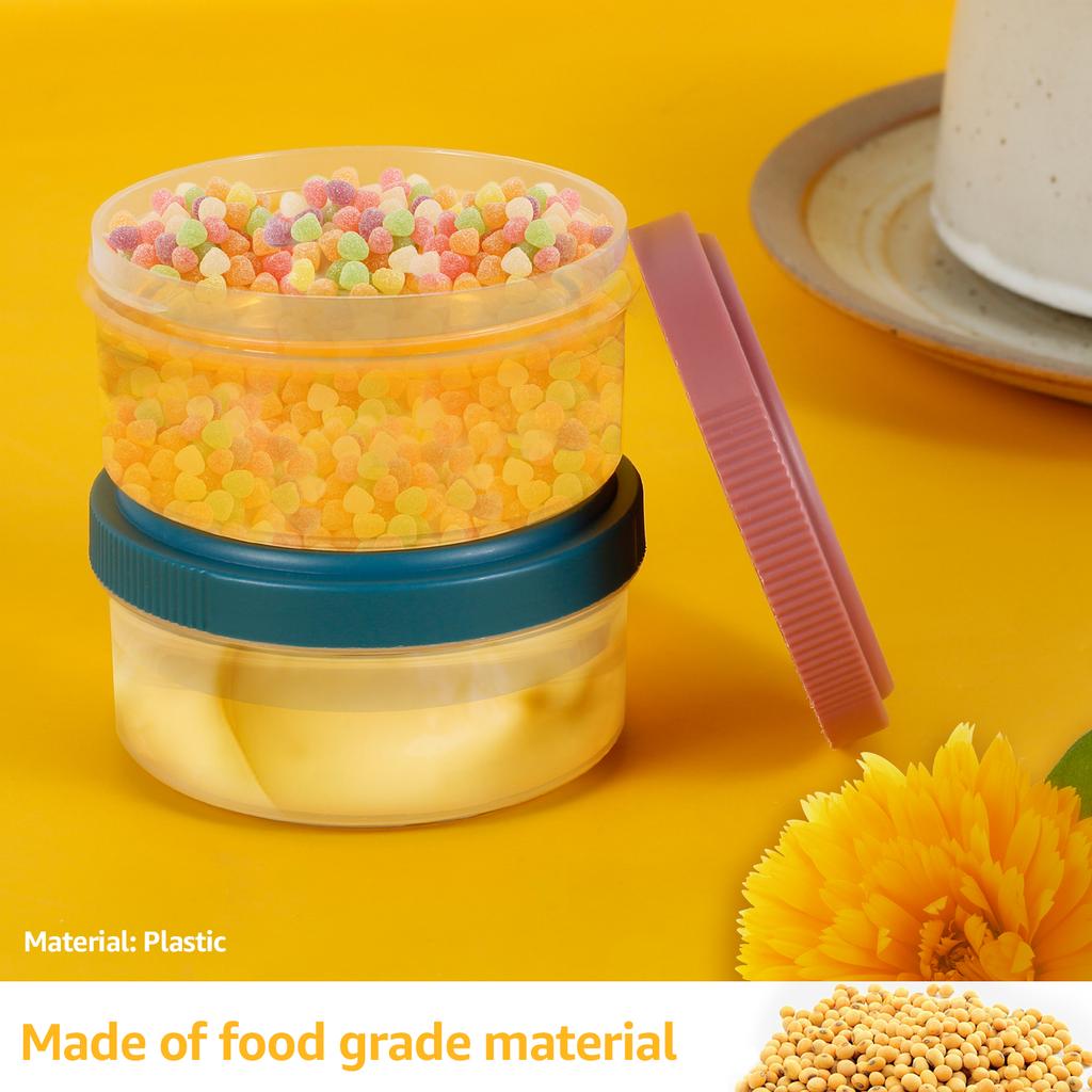 9Pcs Salad Dressing Container with Leakproof Lids 50/75ml Reusable Sauce Container For Lunch Box and Picnic Dips Salad Spices